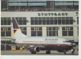 Pc Deutsche BA Airlines Boeing 737 Aircraft @ Stuttgart Airport - 1919-1938: Entre Guerres