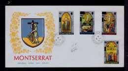 Sp9769 MONTSERRAT Easter Religions Paitings By "Orcagna" Christ Surcharge/ Overprint 1976 - Pascua