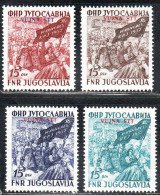 TRIESTE B 1952 SOPRASTAMPATO DI JUGOSLAVIA YUGOSLAVIA OVERPRINTED CONGRESSO DEL PARTITO COMUNISTA FULL SET SERIE MNH - Mint/hinged