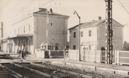 CPSM 30 VERGEZE-CODOGNAN LA GARE S.N.C.F. GENRE CARTE-PHOTO - Vergèze