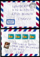 Egypte Lettre De 2002 Pour La France Thème égyptologie   Voir Scan - Storia Postale