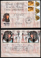 Egypte Lettre De 2005 Pour La France Thème égyptologie Pharaon Pyramide Voir Scan - Briefe U. Dokumente