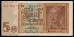 Pick186a  Ro179b DEU-220b.  5 Reichsmark 1942  UNC NEUF - 5 Reichsmark