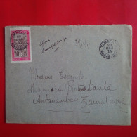 LETTRE TAMATAVE MISSION PROTESTANTE 1914 - Storia Postale