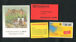 "BUNDESREPUBLIK DEUTSCHLAND" Int./guenstiges Lot Mit 4 Markenheftchen ** (12794) - Sammlungen