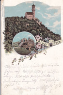 Alte Ansichtskarte "Gruss Von Der Teck" 1898 - Kirchheim