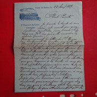 LETTRE CAMP DE SATORY 1939 - Lettres & Documents