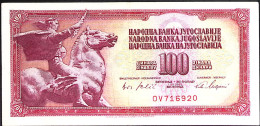 YOUGOSLAVIE * 100 Dinara * Date 01/08/1965 * État/Grade SUP/XXF * Pick 80a - Yougoslavie