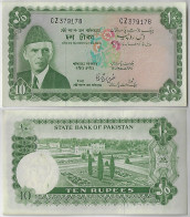 Banknote Pakistan 10 Rupees 1972/1975 Pick-21a XF/Unc - Pakistan