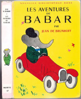 Hachette - Nouvelle Bibliothèque Rose N°47 - Jean De Brunhoff - "Les Aventures De Babar" - 1970 - Bibliothèque Rose