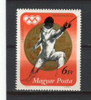 HONGRIE - Y&T Poste Aérienne N° 359** - MNH - Jeux Olympiques De Munich - Escrime - Ongebruikt