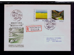 Sp9781 PORTUGAL CEPT 1977 Landscape "North Mountains Douro's River Wines Grapes +Sud Lowers Lands Agriculture" Mailed - Agriculture