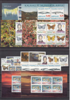 Greenland 1997 - Full Year MNH ** Including Booklet Sheets - Komplette Jahrgänge