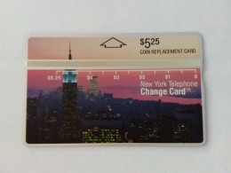 USA - New York - NYC By Night - USA-NL-05 - Change Card - Skyline By Night - 210B - Mint !!! - [1] Tarjetas Holográficas (Landis & Gyr)