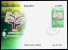 EGYPT / 2011 /  WORLD ENVIRONMENT DAY / UN / UNEP / TREE / FOREST / FDC / VF/ 3 SCANS . - Lettres & Documents