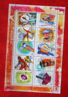 Australian Rock Music 2001 Mi 2021-2030 Yv POSTFRIS MNH ** Australia Australien Australie - Blokken & Velletjes