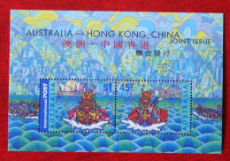 Dragon Boat Race Hong Kong China 2001 Mi 41 Yv 66 POSTFRIS MNH ** Australia Australien Australie - Hojas Bloque