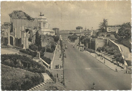 L3860 Roma - Via Dei Fori Imperiali E Monumento A Vittorio Emanuele II / Viaggiata 1950 - Altare Della Patria