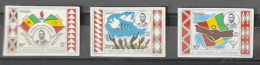 Rwanda 1982 COB 1110 - 1113 IMPERF Non Dentelé 20e Anniversaire De L'Indépendance Unabhängigkeit Drapeau Flag Fahne - Unused Stamps