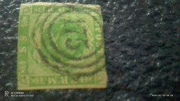 DANİMARKA-1854           8S          USED - Used Stamps
