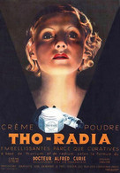 Crème Tho-Radia Publicité - Thorium - Radium - Dr Alfred Curie - Advertising (Photo) - Oggetti