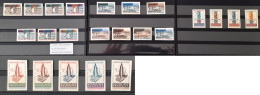 Rwanda 1965 COB 84 - 91 Color Proofs Essais Couleur IMPERF ND Université Nationale University Hochschule Justice Justiz - Unused Stamps