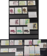 Rwanda 1984 COB 1218 - 1225 Color Proofs Essais Couleur IMPERF ND Zèbre Buffle Zebra Buffalo Faune Fauna - Unused Stamps