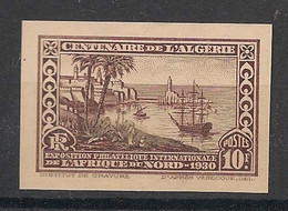 ALGERIE - 1930 - N°Yv. 100b - Port D'Alger - Non Dentelé / Imperf. - Neuf (*) / MNG - Neufs