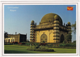 GOL GUMBAZ, BIJAPUR- MAUSOLEUM OF MOHD. ADIL SHAH-II- 2x COLOR VARIETY-PPC- INDIA POST-MNH--BX4-10 - Moscheen Und Synagogen