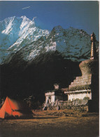 CLIMBING- THE MOUNT THANSERKU & HOTEL BHIM RATNA- PPC- NEPAL -BX4-10 - Escalada