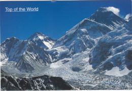 CLIMBING- THE MOUNT EVEREST- TOP OF THE WORLD- PPC- NEPAL -BX4-10 - Escalada