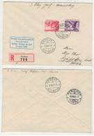 Liechtenstein // Poste Aérienne // 1er Vol Postal Spécial Swissair Suisse -Afrique Du Sud Au Départ  Vaduz Le 2.08.1947 - Aéreo