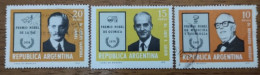 ARGENTINA - AÑO 1976 - Premios Nóbeles Argentinos. - Serie Completa 3 Valores - Usada - Gebraucht