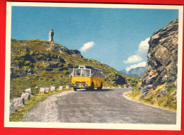 ZVC-08 Simplonpass Postauto Car Postal Schweizer Alpenpost Simplon Statue GF NC NG - Simplon