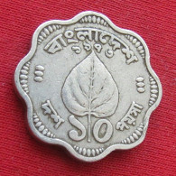 Bangladesh 10 Poisha 1973 KM# 2 Lt 528 *VT Bangladeche - Bangladesch