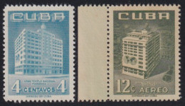 1956-472 CUBA REPUBLICA 1956 MASONIC TEMPLE BUILDING INAUGURATION ORIGINAL GUM.  - Ungebraucht