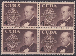 1956-476 CUBA REPUBLICA 1956 RAIMUNDO MENOCAL ORIGINAL GUM LIGERAS MANCHAS.  - Unused Stamps