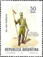 ARGENTINA - AÑO 1977 - Día Del Ejército - Soldado Del Regimiento 16 De Lanceros - MNH - Ongebruikt