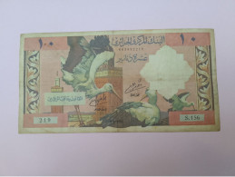 Billet De Banque D Algerie 10  Dinars Du 1janvier 1964 - Algerije