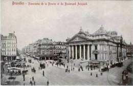 BRUXELLES - Panorama De La Bourse Et Du Boulevard Anspach - Edit. V. G., Bruxelles - 46 - Avenues, Boulevards