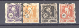 Indochine  -  Taxes  :  Yv  35...42   (o)   4 Valeurs - Timbres-taxe