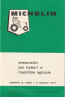 LIBRETTO - MICHELIN - PNEUMATICI PER TRATTORI E MACCHINE AGRICOLE - Sonstige & Ohne Zuordnung