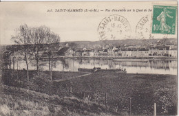 SEINE Et MARNE - 258 - SAINT MAMMES - Vue D'ensemble Sur Le Quai De Seine - Saint Mammes