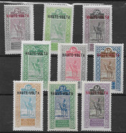 Haute-Volta Mnh ** Neuf Sans Charnieres (9 Stamps From 1920-27) - Unused Stamps