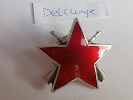 Yugoslavia JNA Order Of Partisan Star With CROSSED RIFLES 2nd Class Monetni Dvor USSR RUSSIA  With Number - Andere & Zonder Classificatie