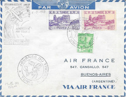 Tunisie 1948 20ème Anniversaire Aéropostale - Aéreo