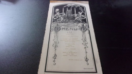 RARE 1914 MENU ILLUSTRE PAR BOUTTERIN VILLE BEURE PRES BESANCON JANVIER A LA MEMOIRE DE LAETHIER JOSEPH HUGUES - Menükarten