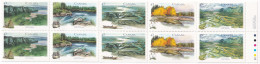 MiNr. 1410 - 1414 Kanada (Dominion) 1994, 22. April. Wasserwege (IV). Odr., Markenheftchen - Postfrisch/**/MNH  - Unused Stamps