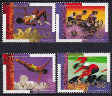 MiNr. 1435 - 1438 Kanada (Dominion) 1994, 5. Aug. 15. Commonwealth-Spiele, Victoria (II) - Postfrisch/**/MNH  - Unused Stamps