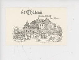 Suisse, Château Villeneuve Hotel G. Vuerchoz (terrasses Parc Lac) Grand Rue 91, 1844 Villeneuve - Villeneuve